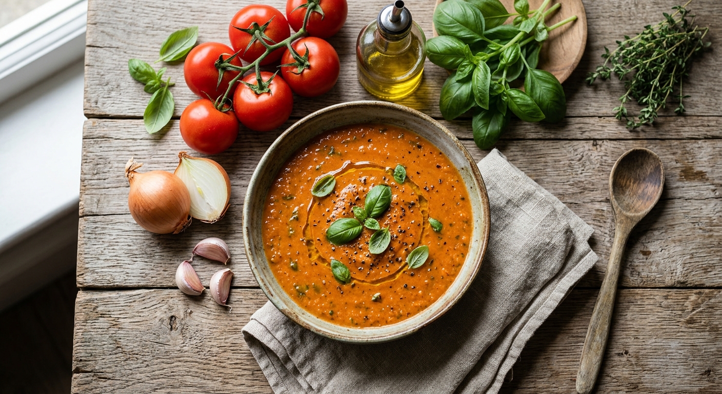 Tomato & Basil Soup